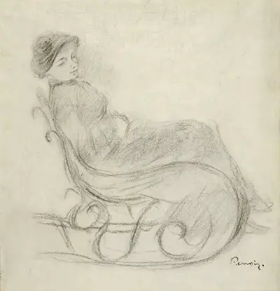 Woman Seated in a Chair Pierre-Auguste Renoir